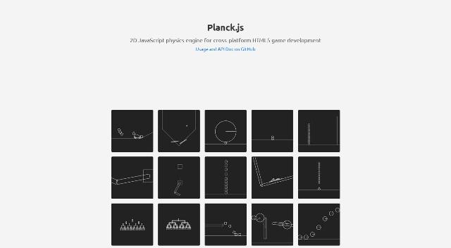 WebDesign Un moteur JavaScript 2D pour développement des jeux en HTML5 - Planck.js