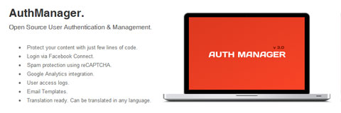 WebDesign_Authentification_utilisateur_PHP_open_source_AuthManager